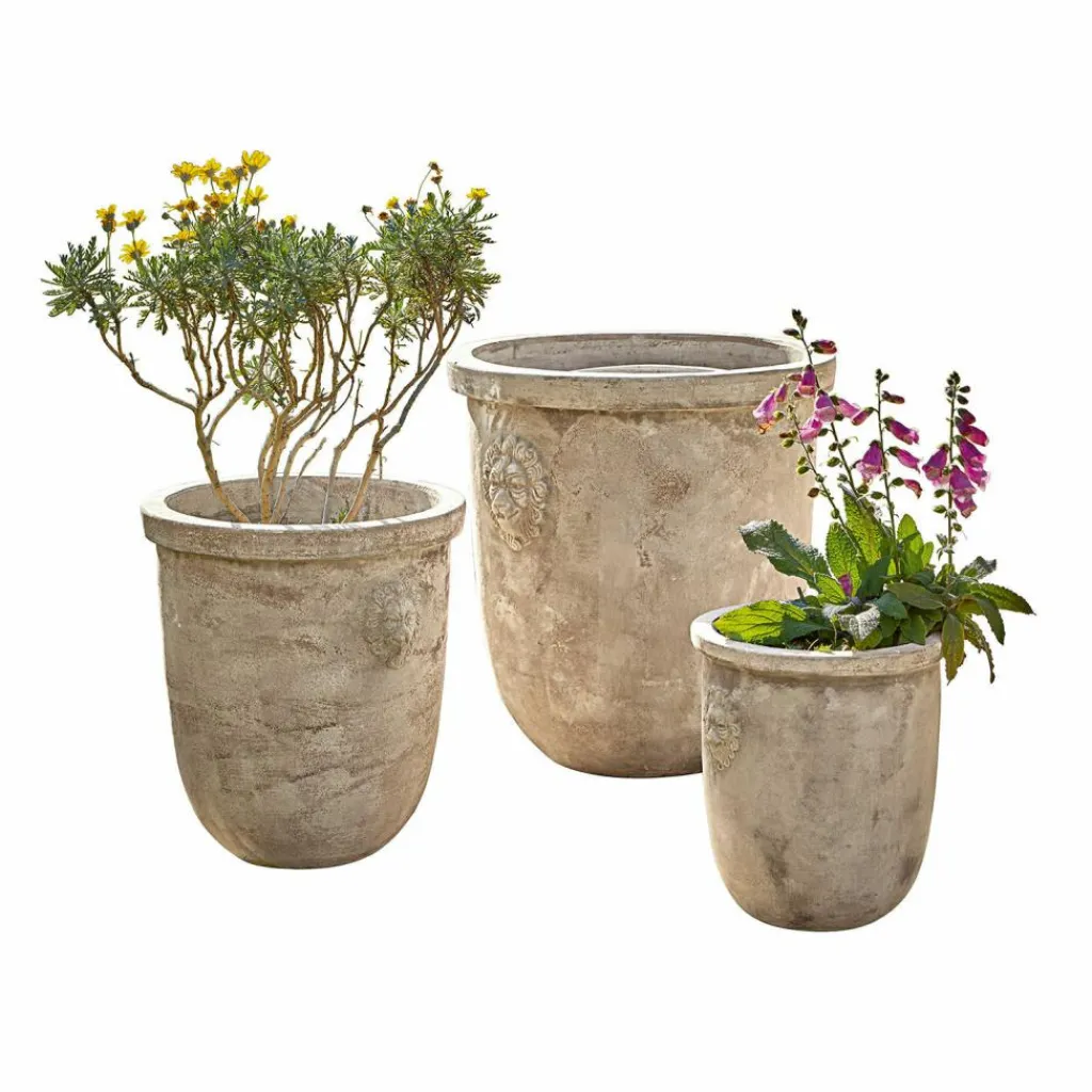 LOBERON Cache-Pots Et Amphores*Lot de 3 cache-pots Autigny
