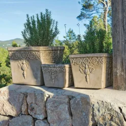 LOBERON Cache-Pots Et Amphores*Lot de 3 cache-pots Bissone