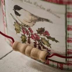 LOBERON Objets Décoratifs De Noël*Lot de 3 cache-pots Fuzzy