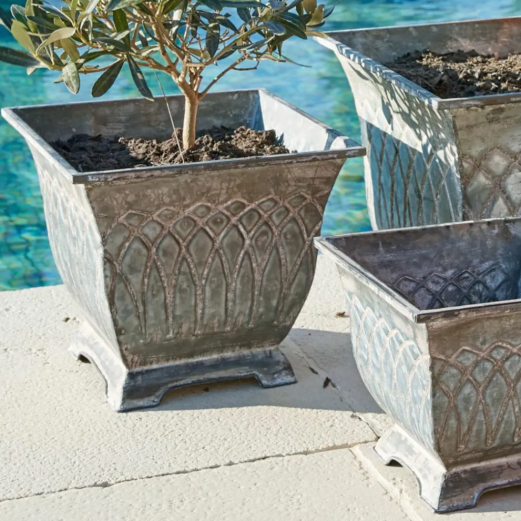 LOBERON Cache-Pots Et Amphores*Lot de 3 cache-pots Klaireau