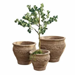 LOBERON Cache-Pots Et Amphores*Lot de 3 cache-pots Sabugal