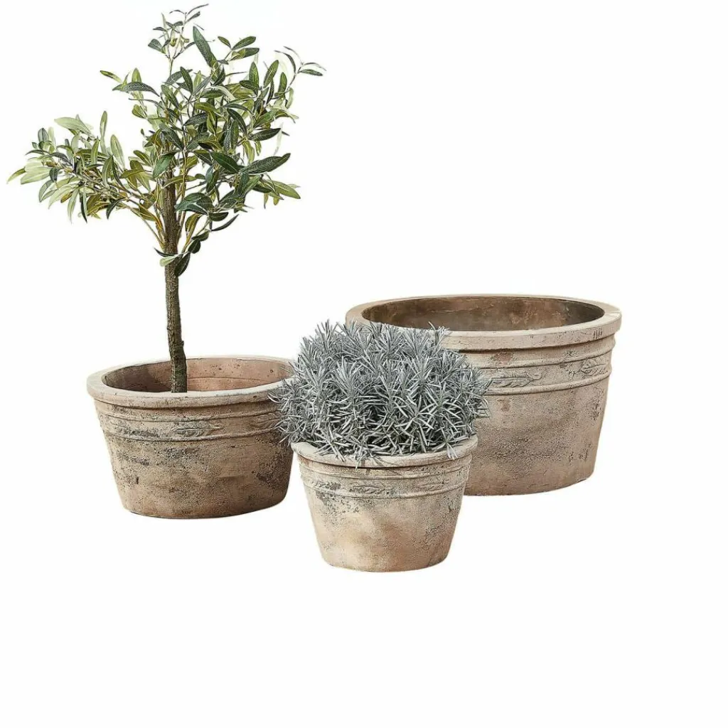 LOBERON Cache-Pots Et Amphores*Lot de 3 cache-pots Unicanto