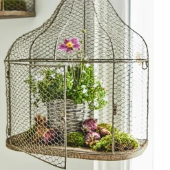 LOBERON Objets Décoratifs|Décoration*Lot de 2 cages à oiseaux Cavan