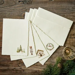 LOBERON Emballages Cadeaux|Papeterie*Lot de 4 cartes de vœux Lorandis