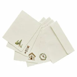 LOBERON Emballages Cadeaux|Papeterie*Lot de 4 cartes de vœux Lorandis
