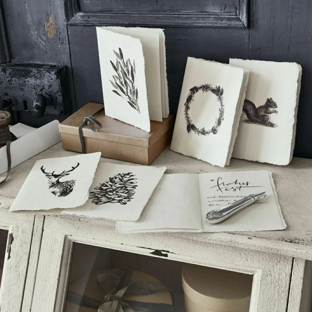 LOBERON Emballages Cadeaux|Papeterie*Lot de 6 cartes de vœux Previa