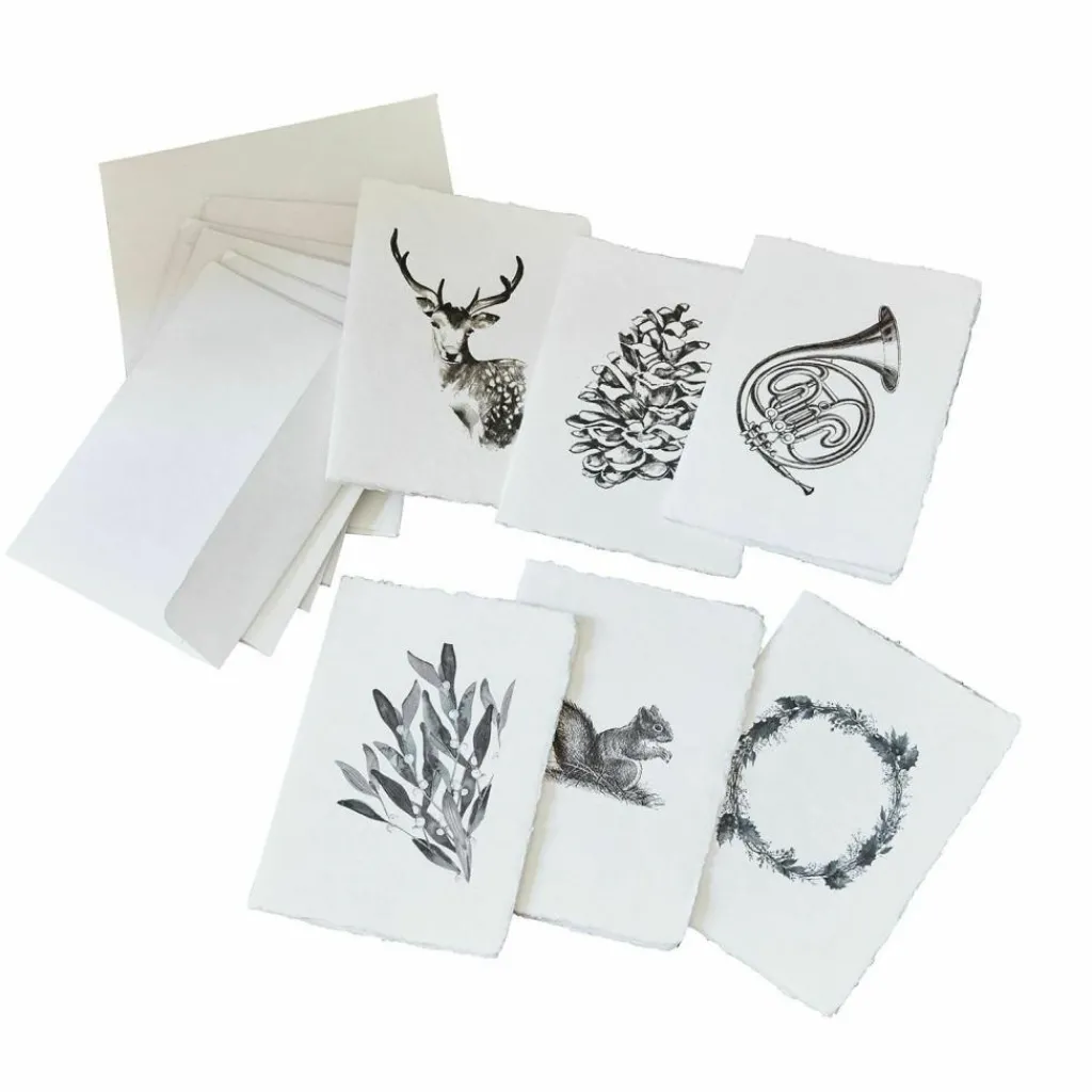 LOBERON Emballages Cadeaux|Papeterie*Lot de 6 cartes de vœux Previa