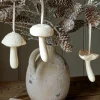 LOBERON Figurines De Noël*Lot de 3 champignons décoratifs Qilexor