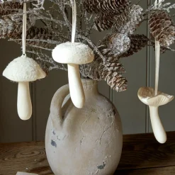 LOBERON Figurines De Noël*Lot de 3 champignons décoratifs Qilexor