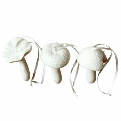 LOBERON Figurines De Noël*Lot de 3 champignons décoratifs Qilexor