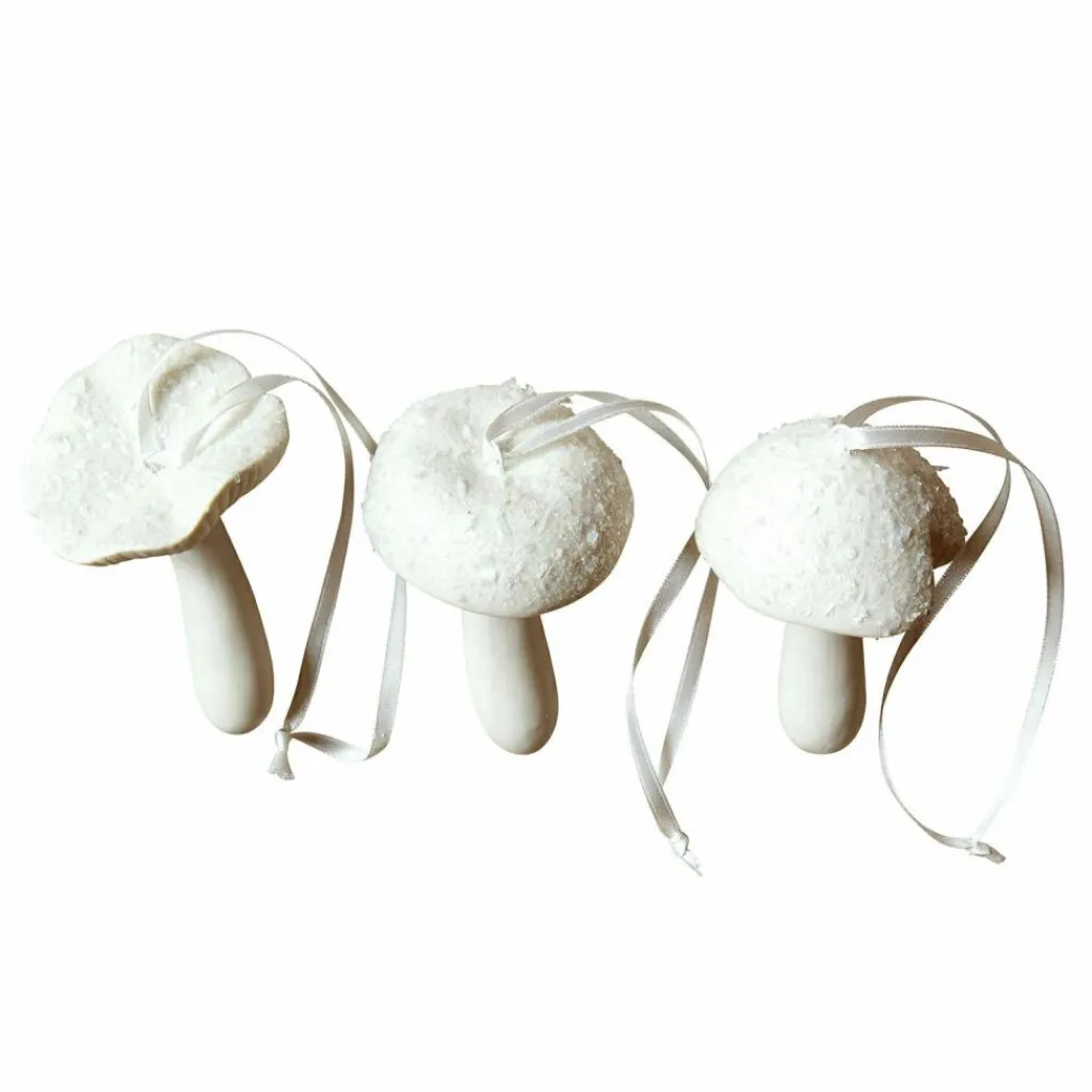LOBERON Figurines De Noël*Lot de 3 champignons décoratifs Qilexor