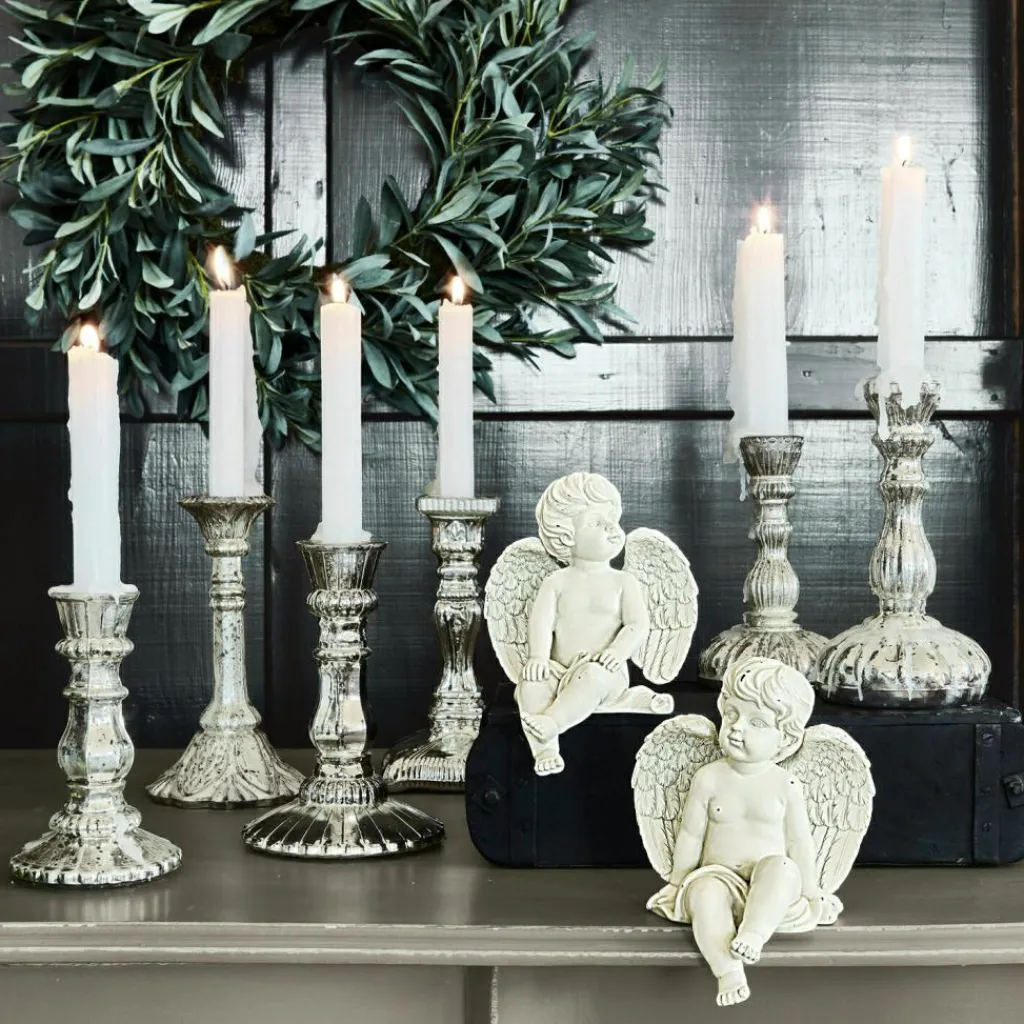LOBERON Bougeoirs|Porte-Bougies*Lot de 6 chandeliers Adolpha