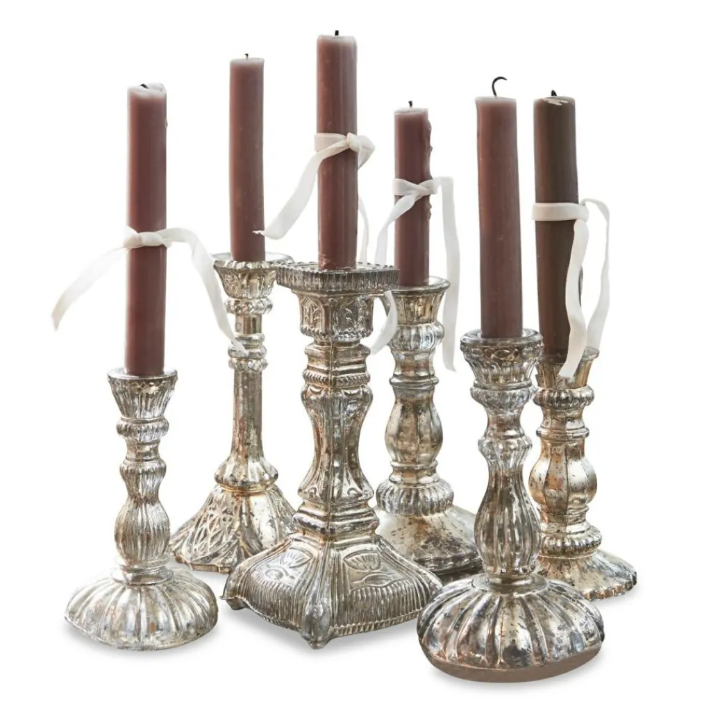 LOBERON Bougeoirs|Porte-Bougies*Lot de 6 chandeliers Adolpha
