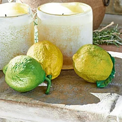 LOBERON Objets Décoratifs|Accessoires De Table*Lot de 2 citrons décoratifs Ginny