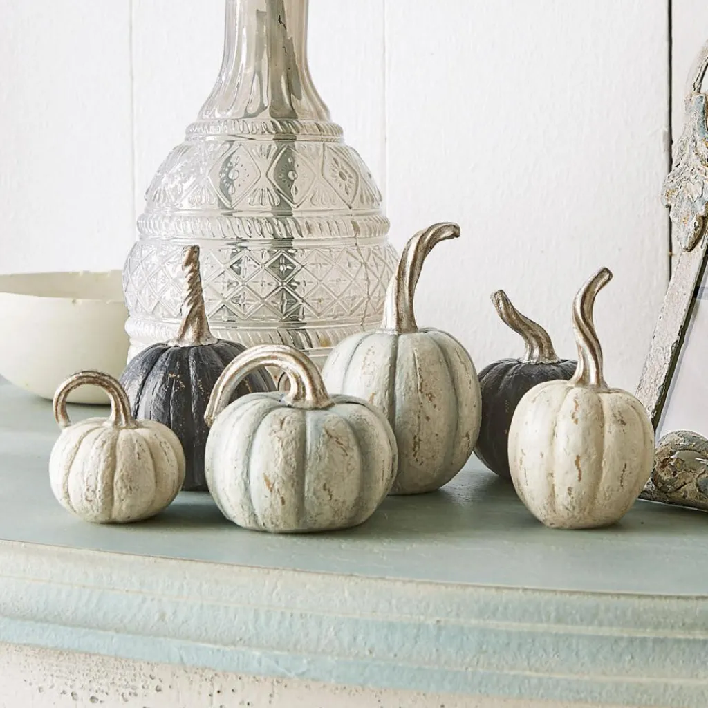 LOBERON Objets Décoratifs|Décoration*Lot de 6 citrouilles déco Yokane
