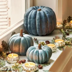 LOBERON Objets Décoratifs|Décoration*Lot de 3 citrouilles Pumpkin