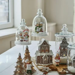 LOBERON Boîtes Et Cloches En Verre|Boîtes Et Cloches En Verre*Lot de 2 cloches en verre Hibous