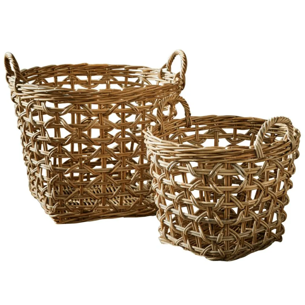 LOBERON Caisses Et Paniers|Rangements*Lot de 2 corbeilles Qivoran