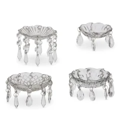 LOBERON Bougeoirs|Décoration*Lot de 4 coupelles à bougies Pontarion