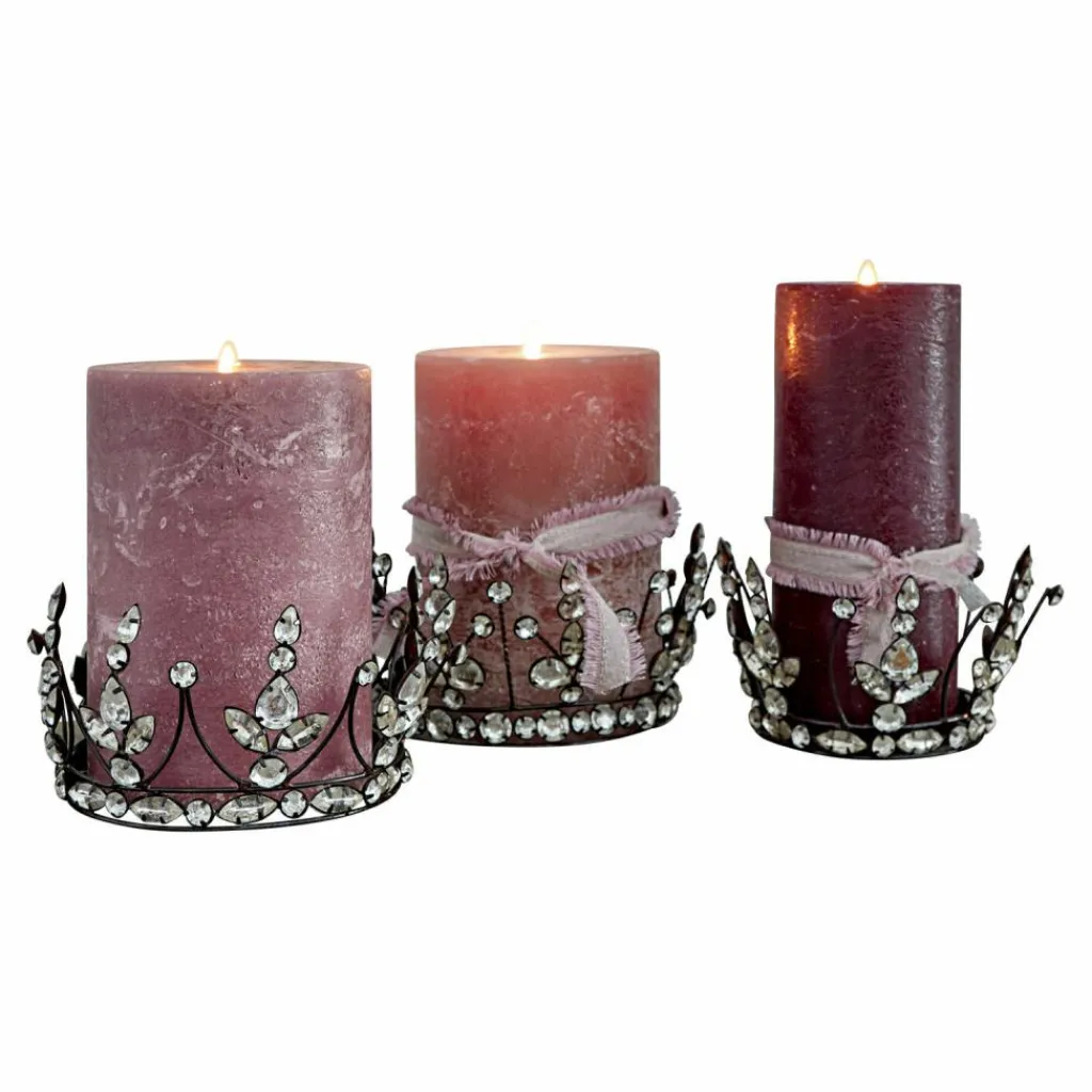 LOBERON Objets Décoratifs De Noël*Lot de 3 couronnes décoratives Bigas