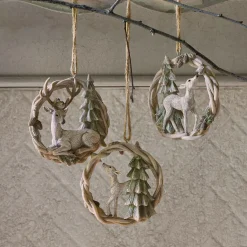 LOBERON Décorations Pour Le Sapin*Lot de 3 décorations à suspendre Miranah