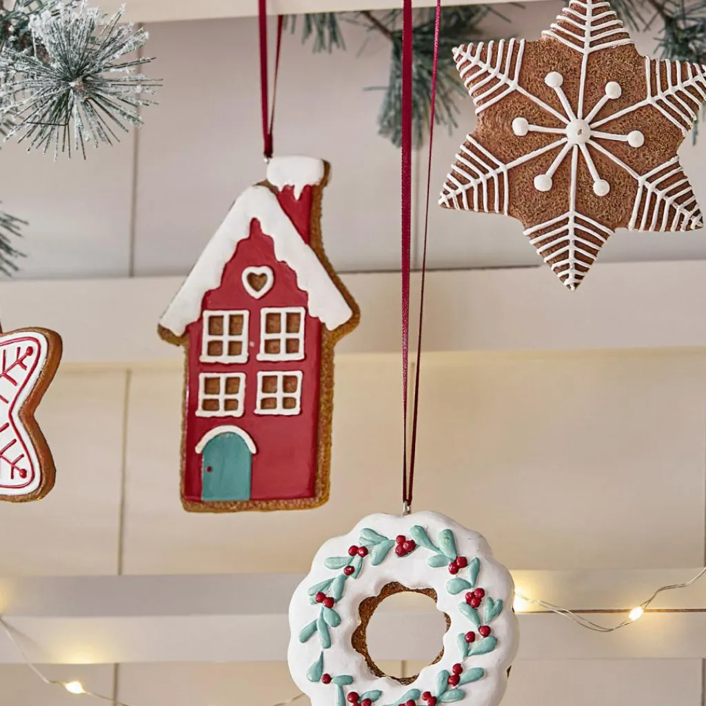 LOBERON Décorations Pour Le Sapin*Lot de 4 décorations à suspendre Hestur