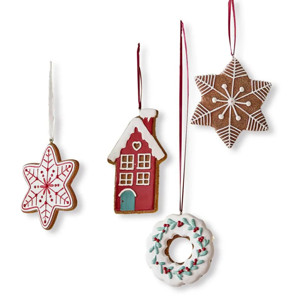 LOBERON Décorations Pour Le Sapin*Lot de 4 décorations à suspendre Hestur
