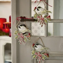 LOBERON Décorations Pour Le Sapin*Lot de 3 décorations à suspendre Eliza