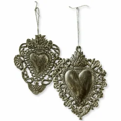 LOBERON Emballages Cadeaux|Objets Décoratifs*Lot de 2 décorations à suspendre Medes