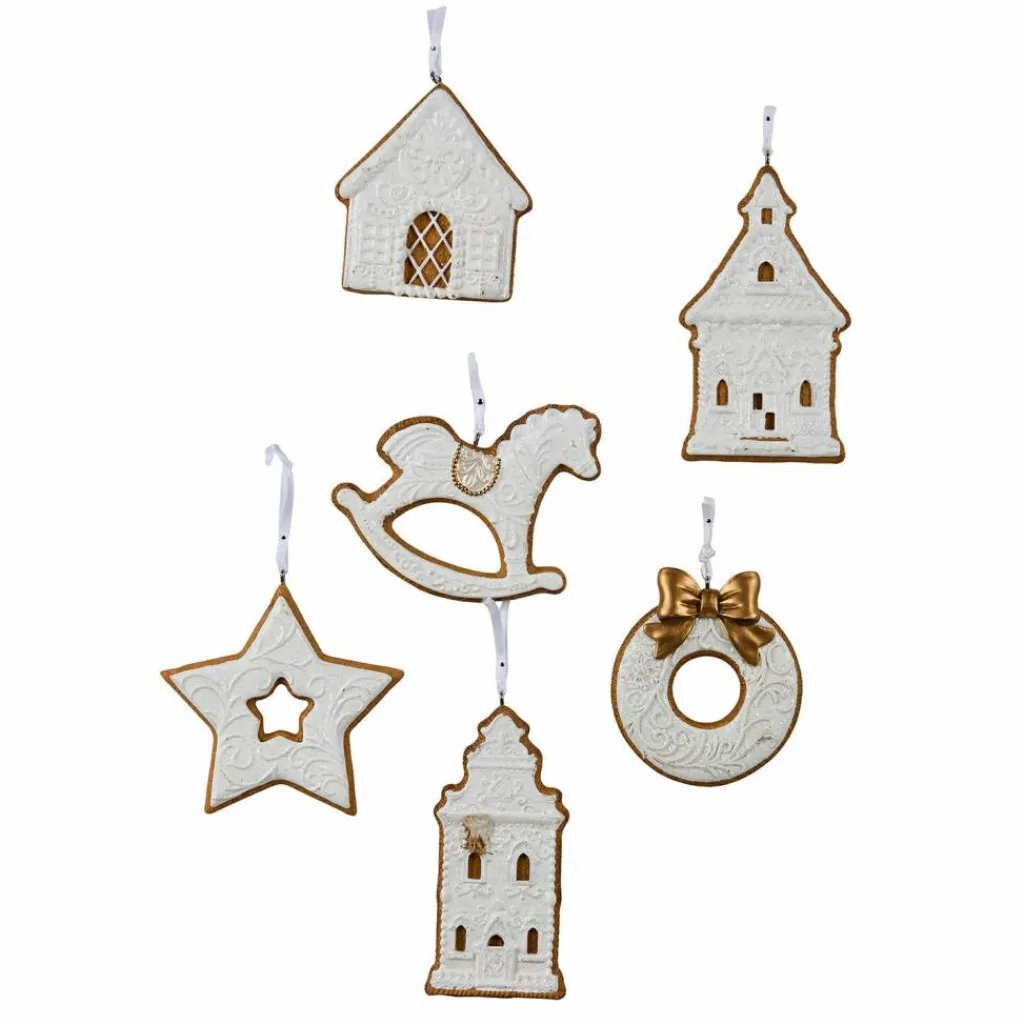 LOBERON Décorations Pour Le Sapin*Lot de 6 décorations à suspendre Roéline