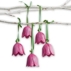 LOBERON Objets Décoratifs*Lot de 5 décorations à suspendre Herault