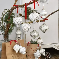 LOBERON Boules De Noël*Lot de 6 décorations de Noël Appilly