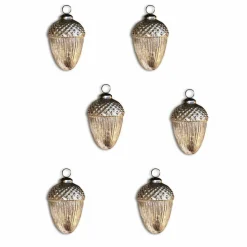 LOBERON Boules De Noël*Lot de 6 décorations de Noël Gland