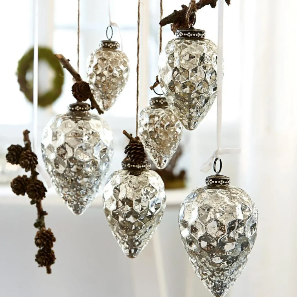 LOBERON Boules De Noël*Lot de 6 décorations de Noël Colin