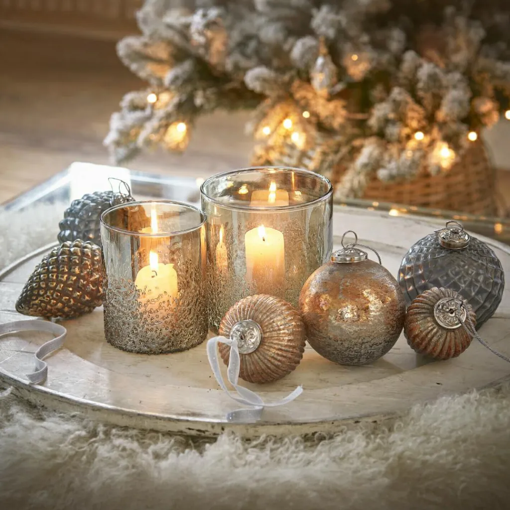 LOBERON Boules De Noël*Lot de 6 décorations de Noël Layounne
