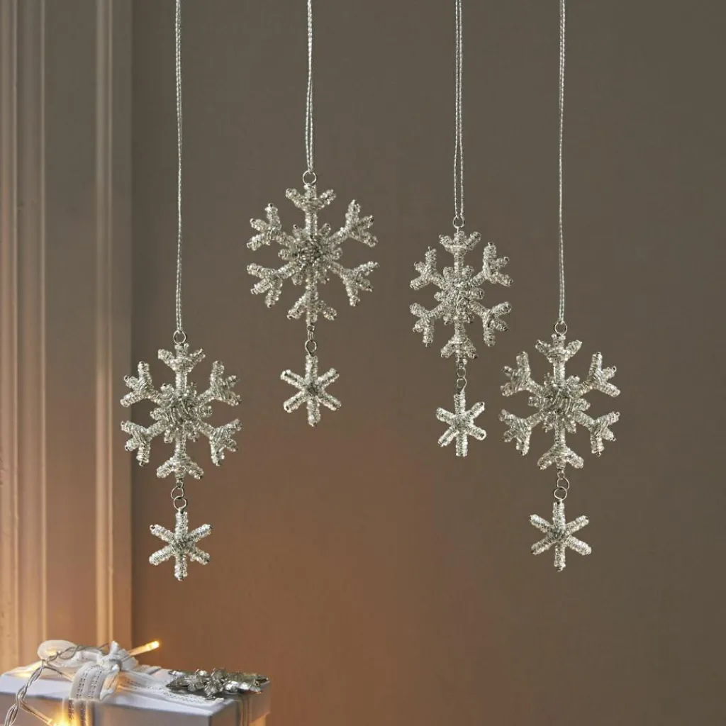 LOBERON Décorations Pour Le Sapin|Objets Décoratifs De Noël*Lot de 4 décorations de Noël Kiresta