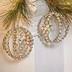 LOBERON Décorations Pour Le Sapin*Lot de 2 décorations de Noël Fire Balls