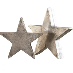 LOBERON Objets Décoratifs De Noël*Lot de 2 décorations en forme d'étoile Big Star