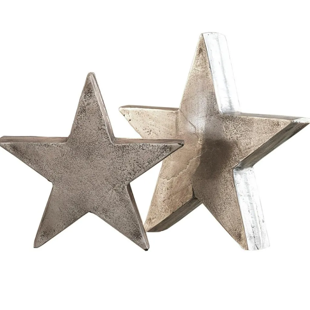 LOBERON Objets Décoratifs De Noël*Lot de 2 décorations en forme d'étoile Big Star