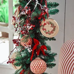 LOBERON Objets Décoratifs De Noël*Lot de 4 décorations Seravas