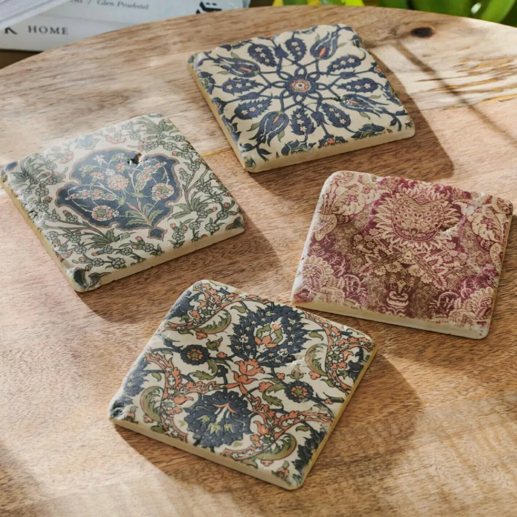 LOBERON Ustensiles De Cuisine|Accessoires De Table*Lot de 4 dessous de verres Munoz