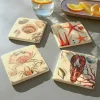 LOBERON Ustensiles De Cuisine|Accessoires De Cuisine*Lot de 4 dessous de verres Celorin