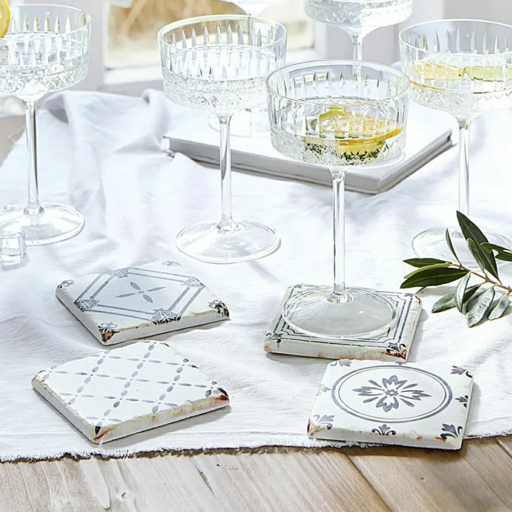 LOBERON Ustensiles De Cuisine|Accessoires De Table*Lot de 4 dessous de verres Emma