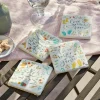 LOBERON Ustensiles De Cuisine|Accessoires De Cuisine*Lot de 4 dessous de verres Happy