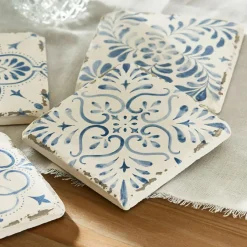 LOBERON Ustensiles De Cuisine|Accessoires De Table*Lot de 4 dessous de verres Évry