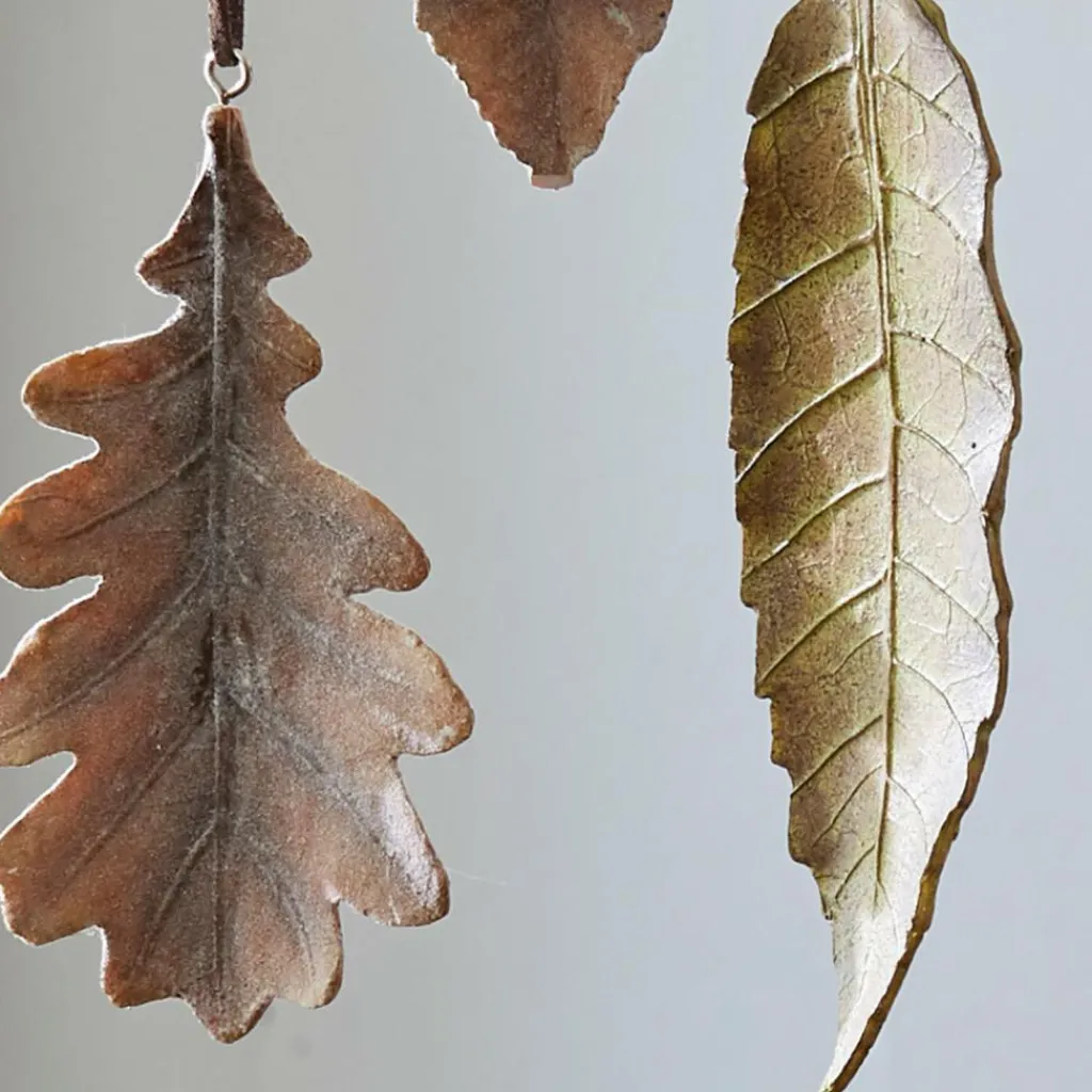 LOBERON Objets Décoratifs|Décoration*Lot de 6 feuilles décoratives Merel
