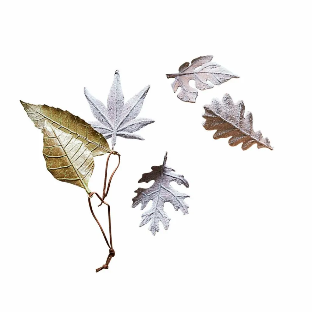 LOBERON Objets Décoratifs|Décoration*Lot de 6 feuilles décoratives Merel