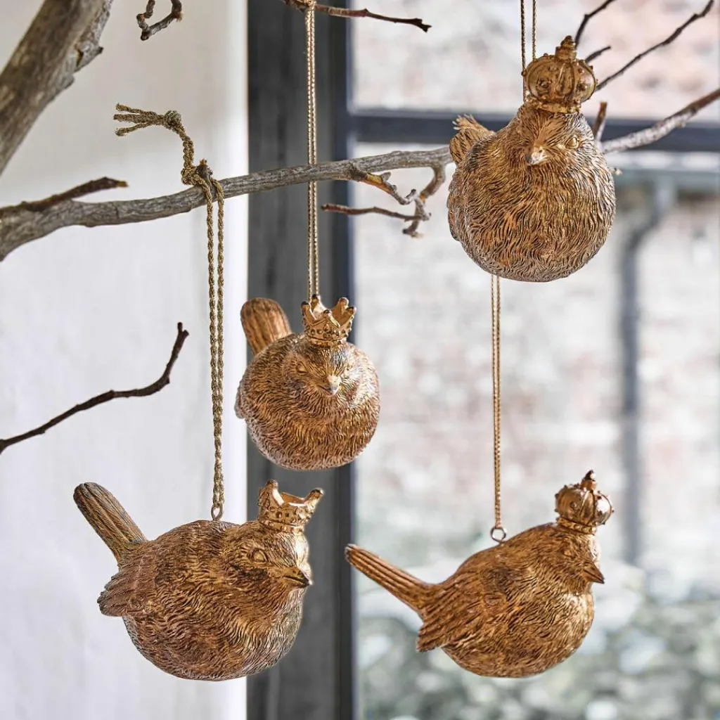 LOBERON Objets Décoratifs De Noël*Lot de 4 figurines à suspendre Dottica