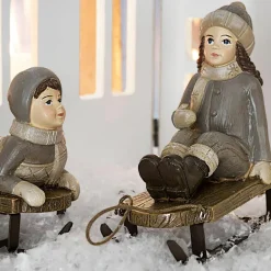 LOBERON Objets Décoratifs De Noël*Lot de 2 figurines décoratives Xavienne