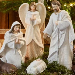 LOBERON Figurines De Noël|Crèches De Noël*Lot de 12 figurines de crèche Santo